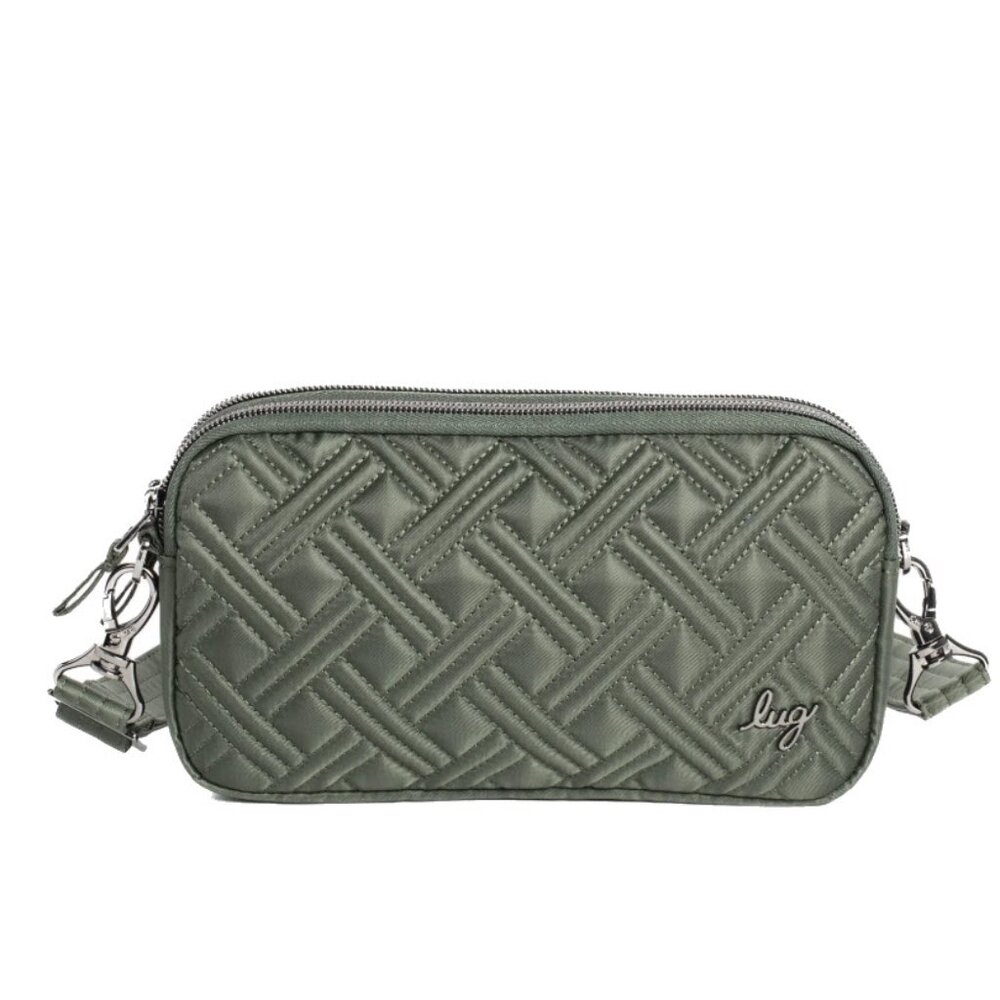 LUG Coupe XL Convertible Crossbody Bag | Olive Green | NWT